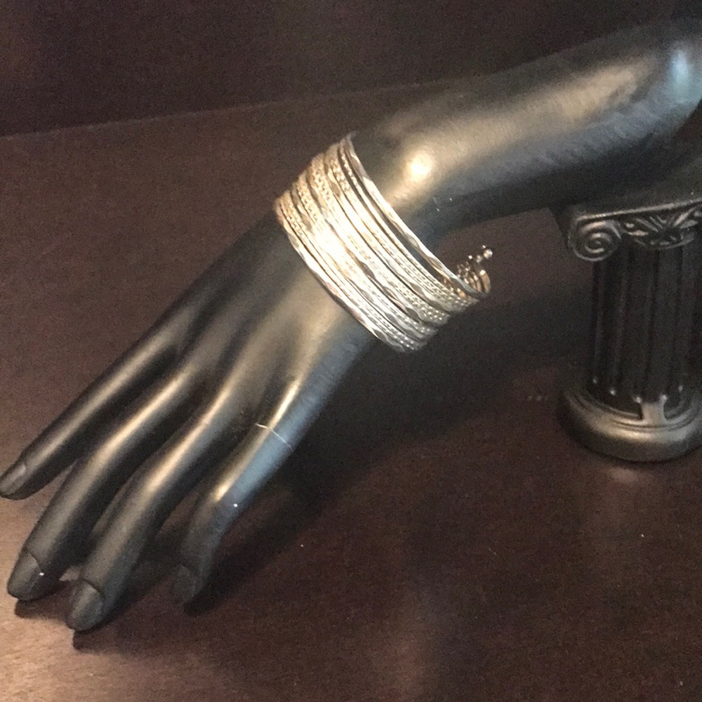 Assorted Silver Bracelets! Five Bracelets For $20! - image 2